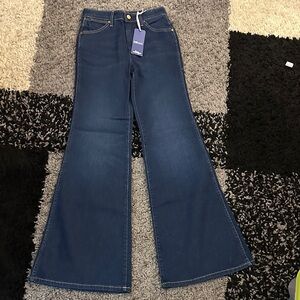 Wrangler Women's Dark Blue Flare Jeans